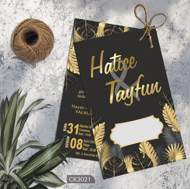 İkiz Davetiye CK3021