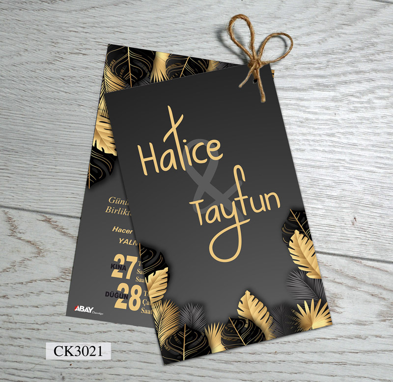 İkiz Davetiye CK3021