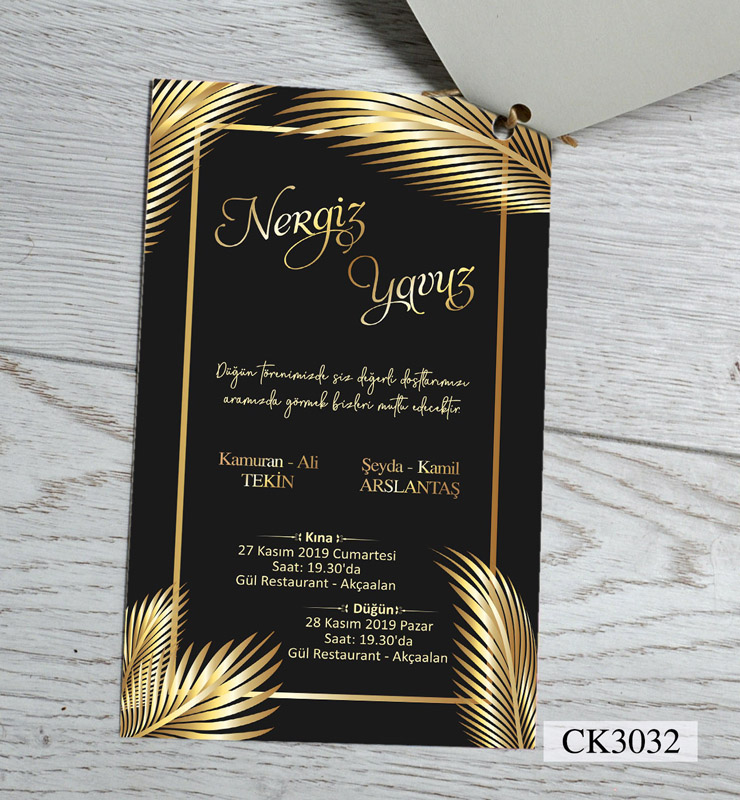 İkiz Davetiye CK3032