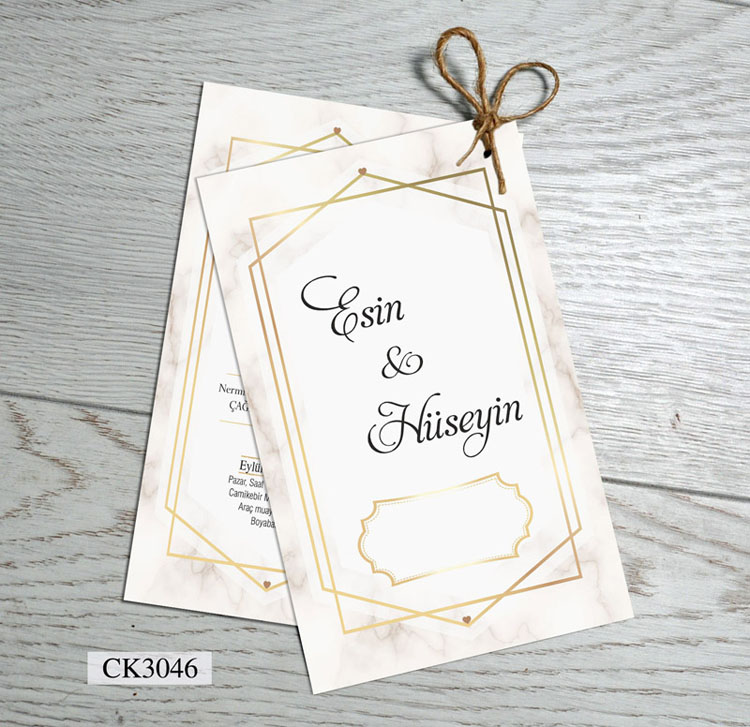 İkiz Davetiye CK3046
