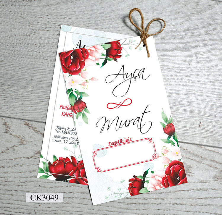 İkiz Davetiye CK3049