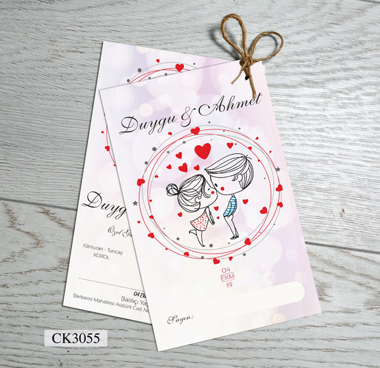 İkiz Davetiye CK3055