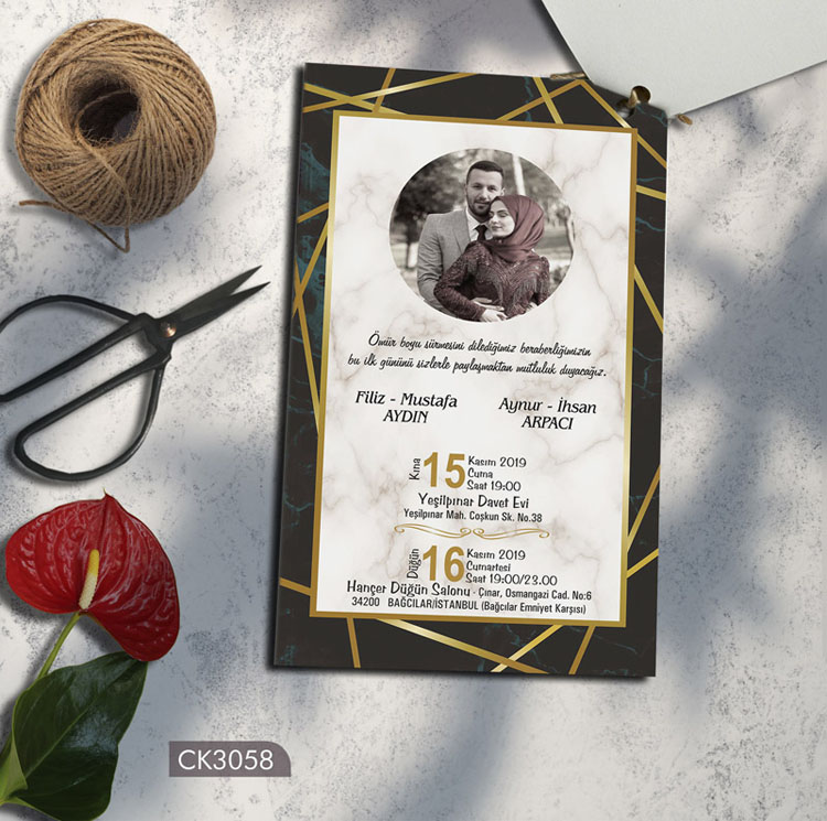 İkiz Davetiye CK3058