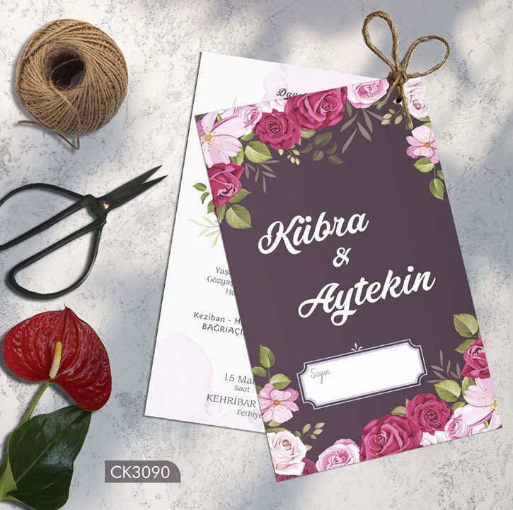 İkiz Davetiye CK3090