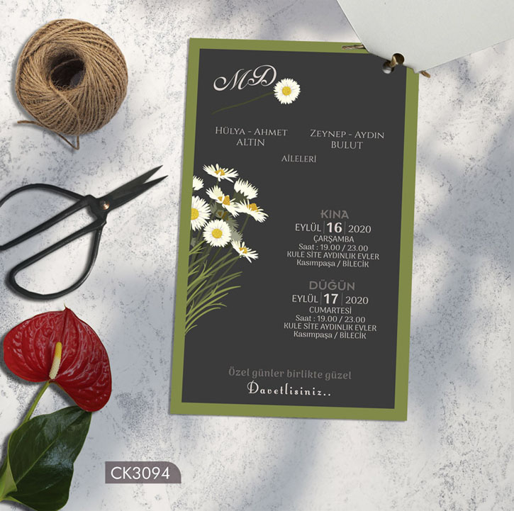 İkiz Davetiye CK3094