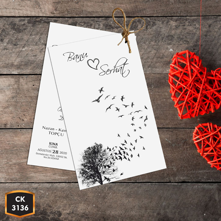 İkiz Davetiye CK3136