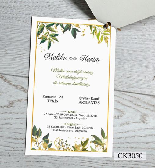 İkiz Davetiye CK3050