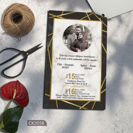 İkiz Davetiye CK3058