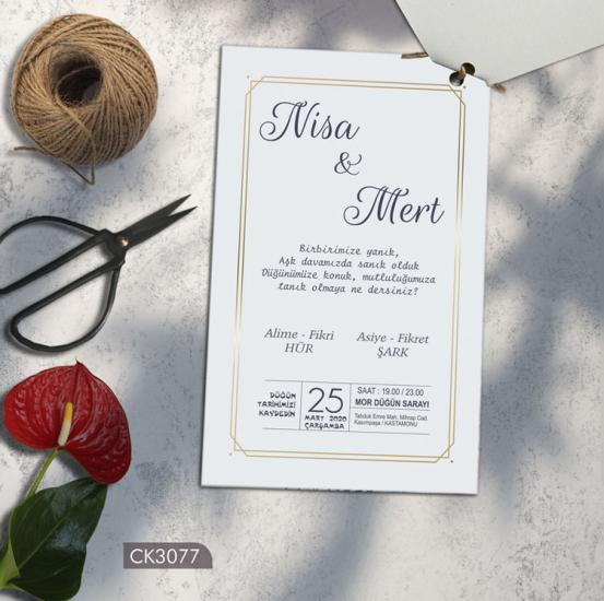 İkiz Davetiye CK3077