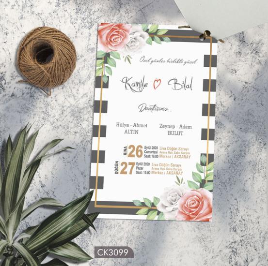 İkiz Davetiye CK3099