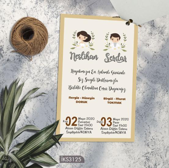 İkiz Davetiye CK3125