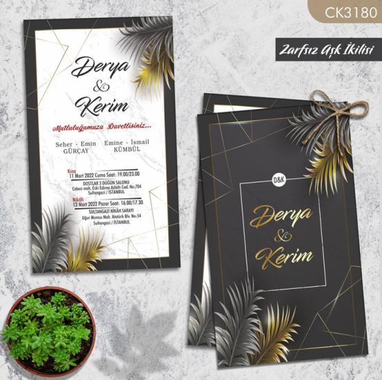 İkiz Davetiye CK3180