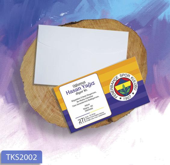 Klasik Zarflı Sünnet Davetiye TKS2002