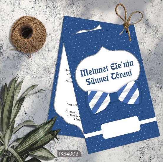 İkiz Sünnet Davetiye İKS4003