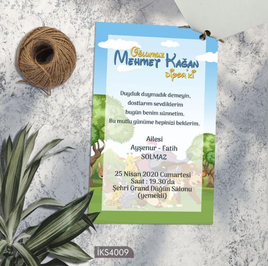 İkiz Sünnet Davetiye İKS4009