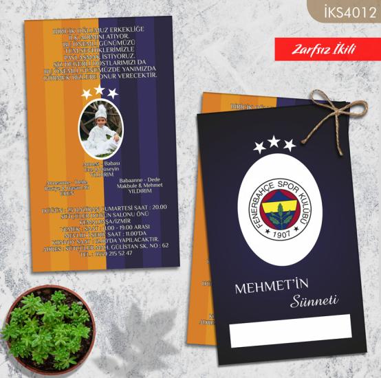 İkiz Sünnet Davetiye İKS4012