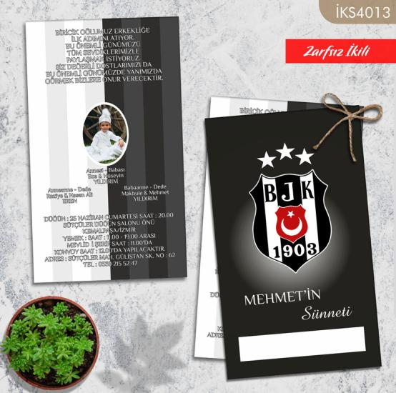 İkiz Sünnet Davetiye İKS4013