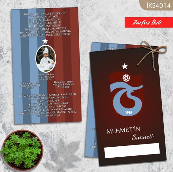 İkiz Sünnet Davetiye İKS4014