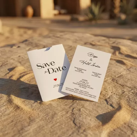 Dik Lüks Davetiye DK716